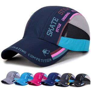 Unisex Skate, sports Outdoor Sunshade Quick-Drying Breathable Mountaineering Hat